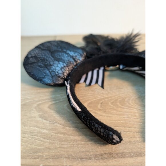 Disney Ears Nightmare Before Christmas Jack Skellington Lace and Feather main image 6